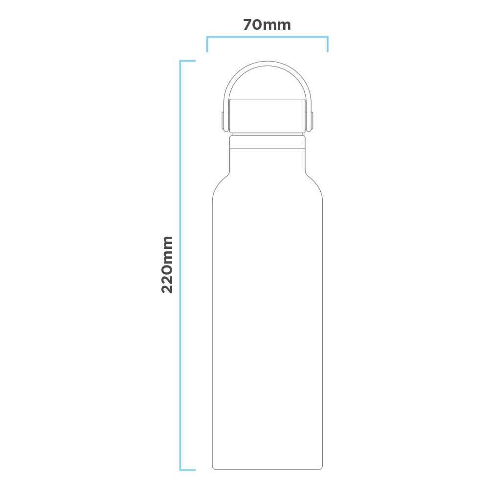 Sport Fuchsia Reusable Water Bottle - Fuchsia 600ml