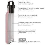 Sport Reusable Water Bottle - Pink 600ml