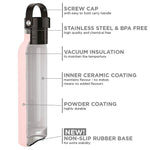 Sport Reusable Water Bottle - Rose 600ml