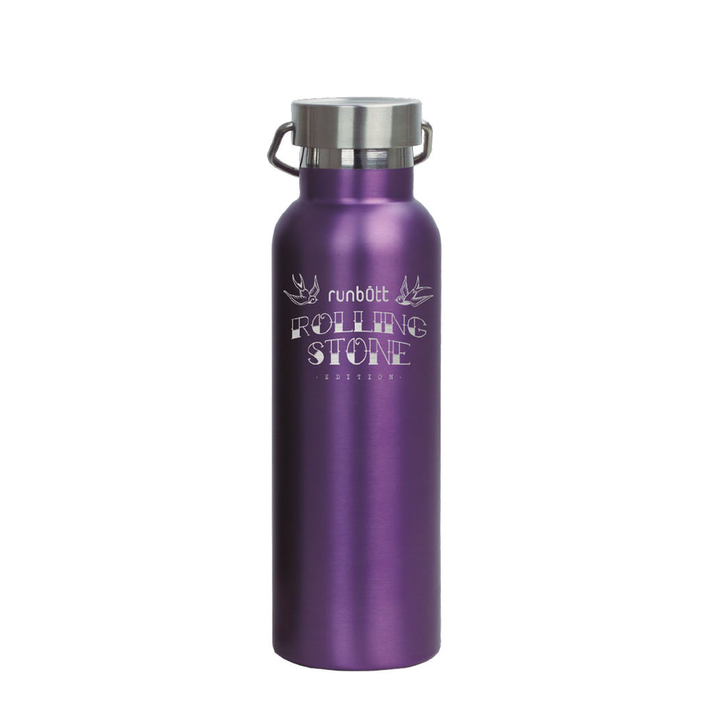 Rolling Stone Reusable Water Bottle - Lilac 600ml