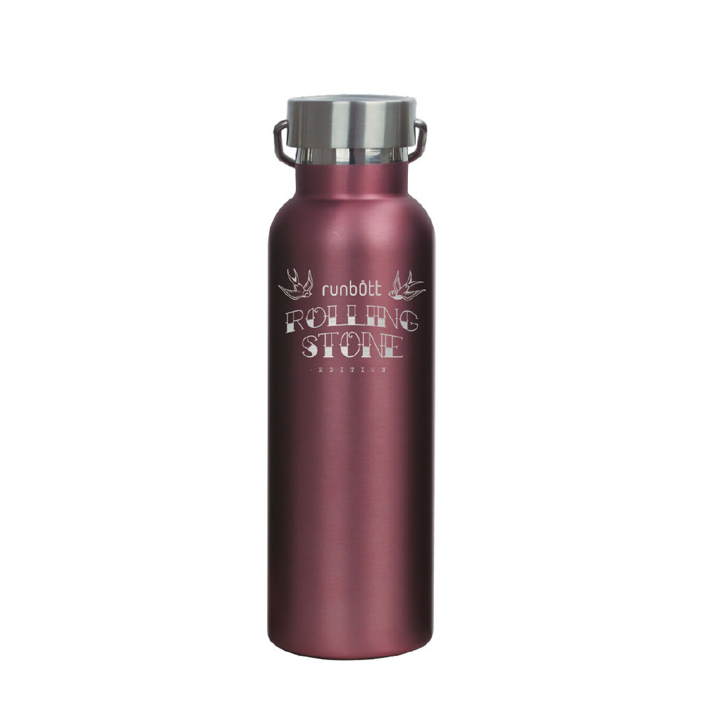 Rolling Stone Reusable Water Bottle - Pink 600ml